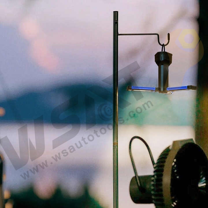 Portable 3-head LED Inspection Work lamp Rechargeable 7000lumen magnetic Tripod LED Work Light with Collapsible stand