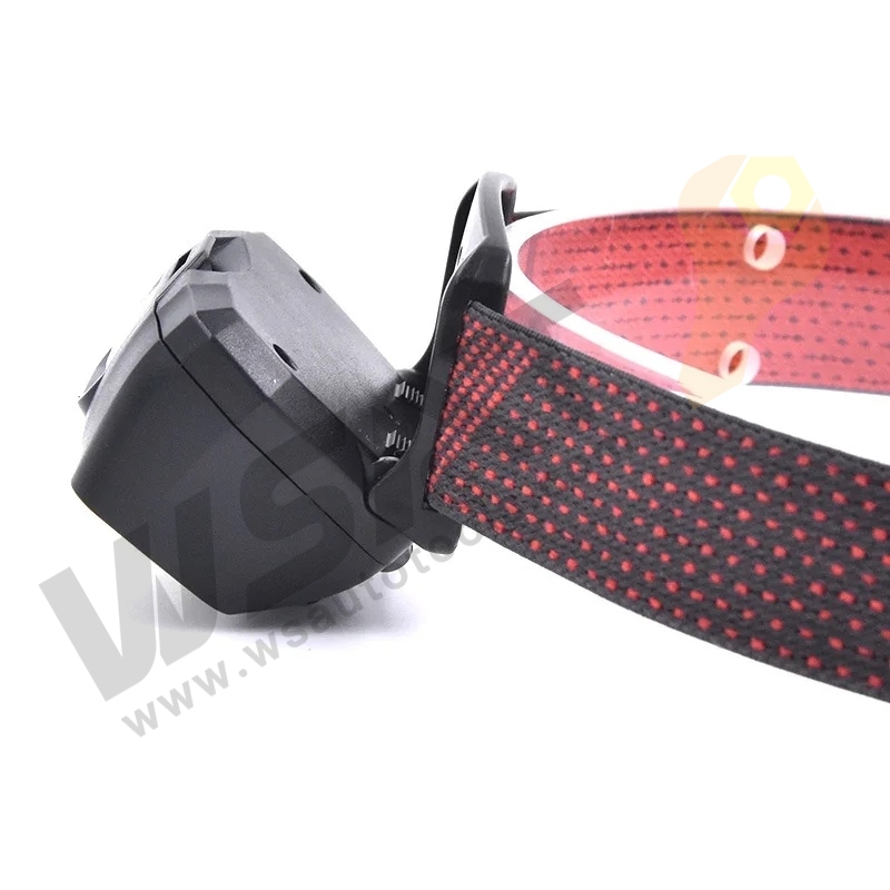 Rechargeable COB LED Motion Sensor Headlamp With Red Warning Light