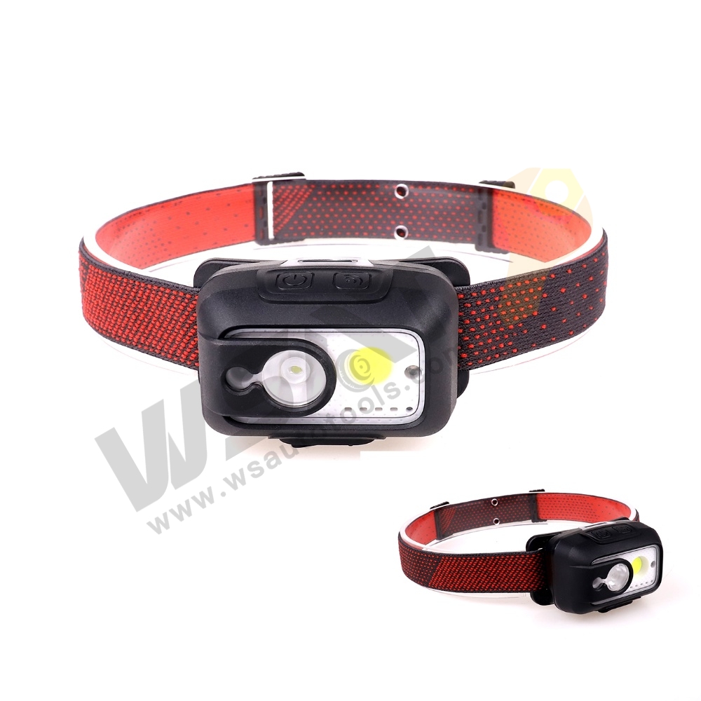 Rechargeable Battery COB LED Motion Sensor Headlamp
