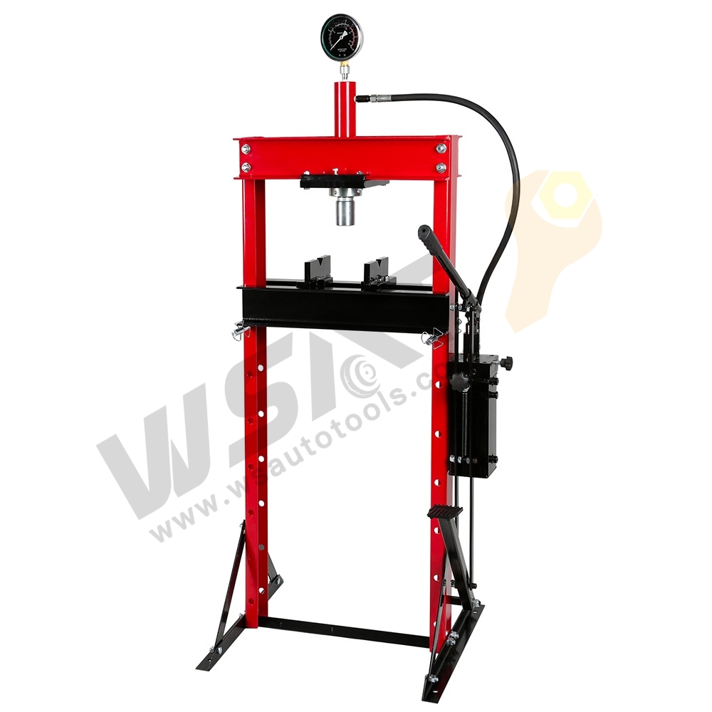 Hydraulic Shop Press with Quick Pedal Pump