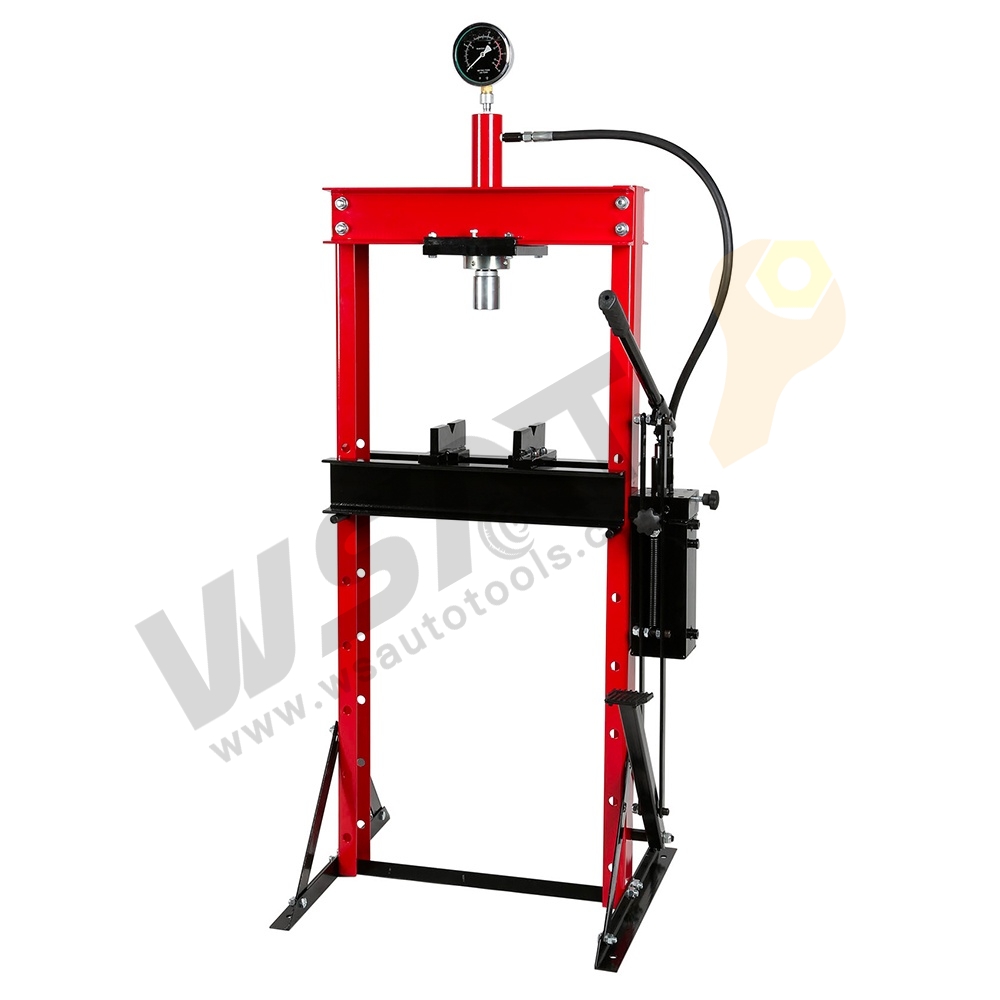 Hydraulic Shop Press with Quick Pedal Pump