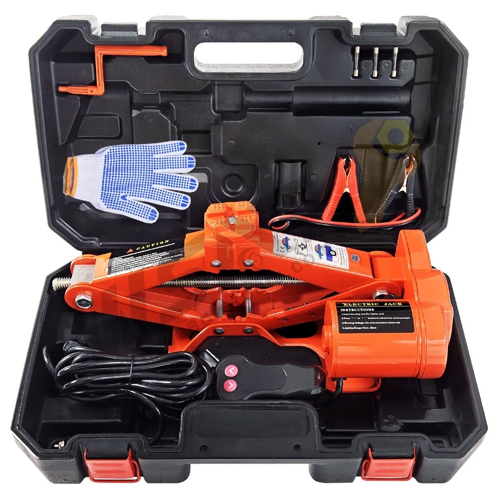 DC12V Electric Hydraulic Scissor Jack Set