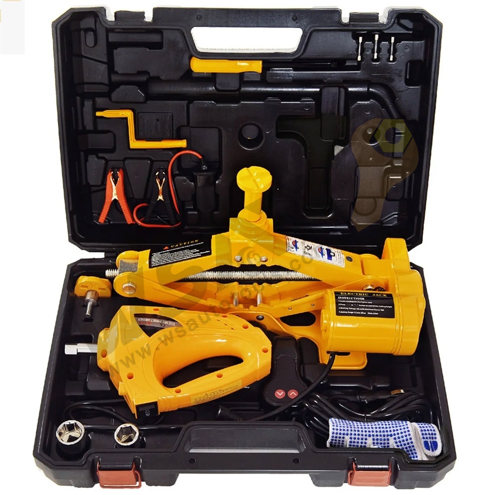 DC12V Electric Hydraulic Scissor Jack Set