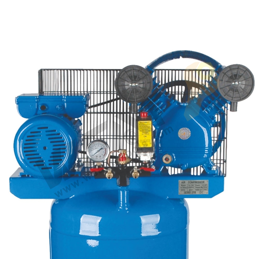 Vertical-tank air compressor 100L