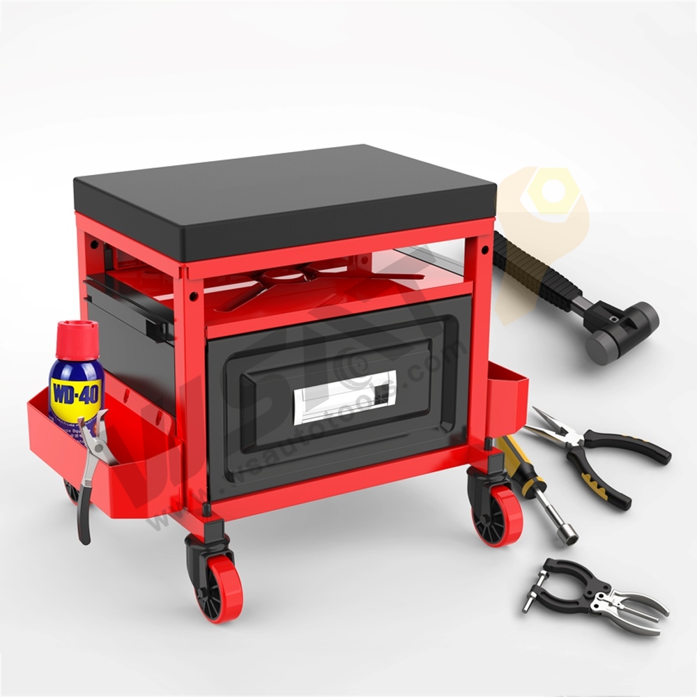 300lbs Multi-functional Rolling Mechanic Stool​