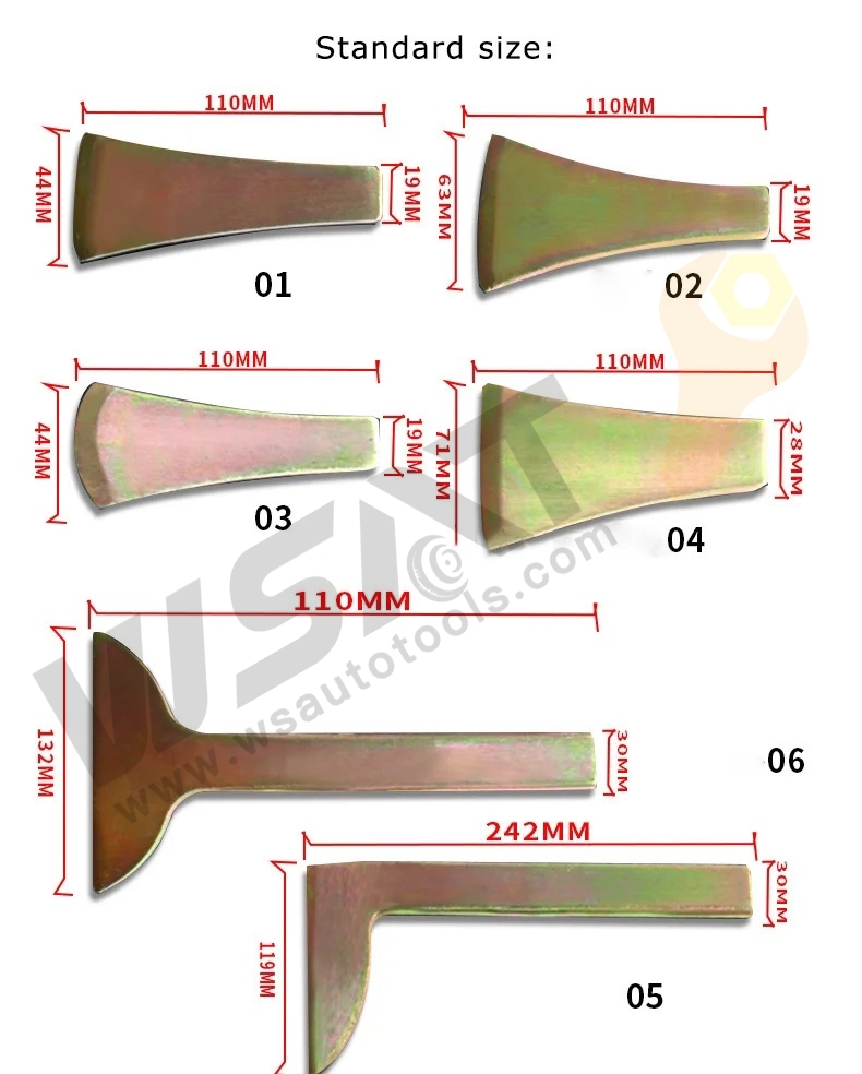 Car Sheet Metal Repair Pry Bar Set
