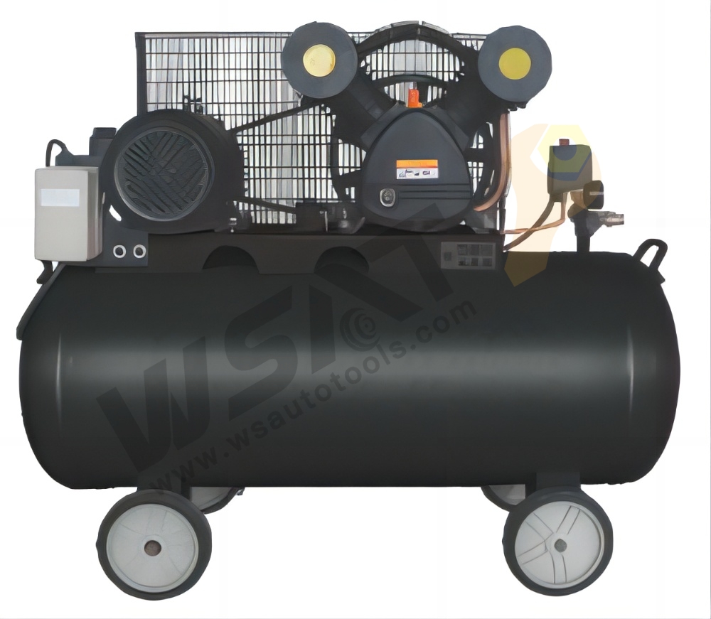 Belt-Driven Air Compressor--Two Cylinders  200L/300L