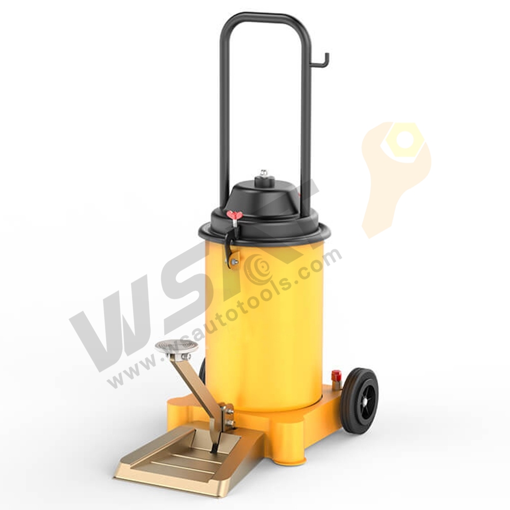 Foot-Operated Pedal Grease Injector