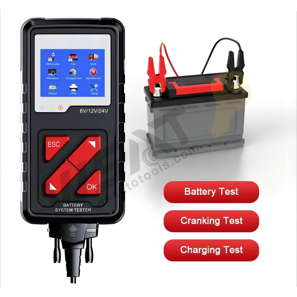 Car & Motorcycle & Truck Battery Tester