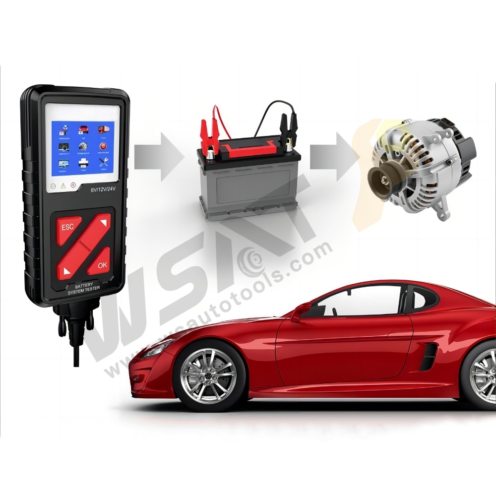 Car & Motorcycle & Truck Battery Tester