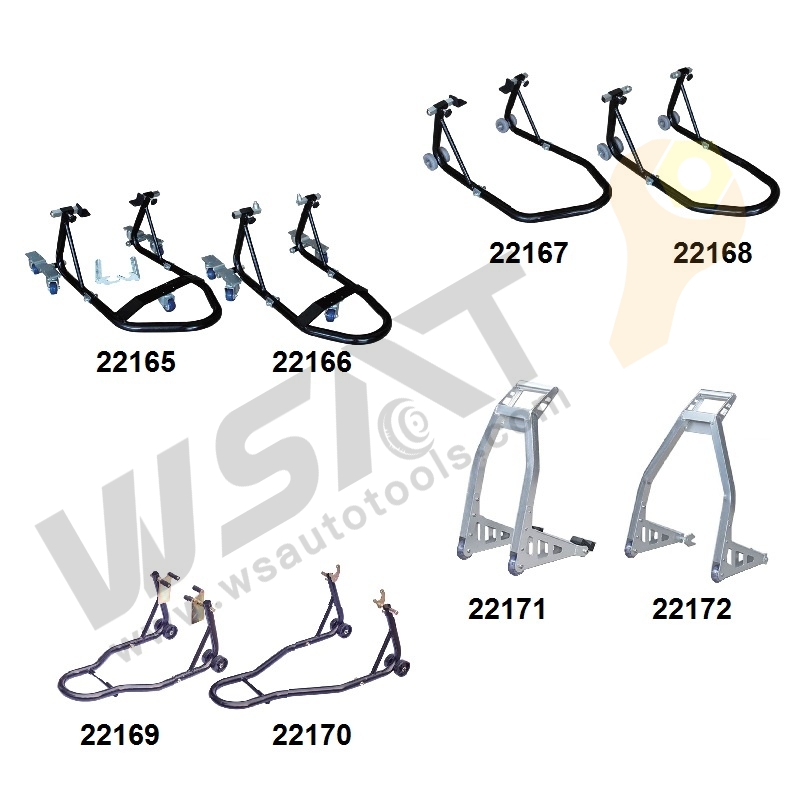 750 - 1000lbs Motorcycle Front / Rear Wheel Floor Stand