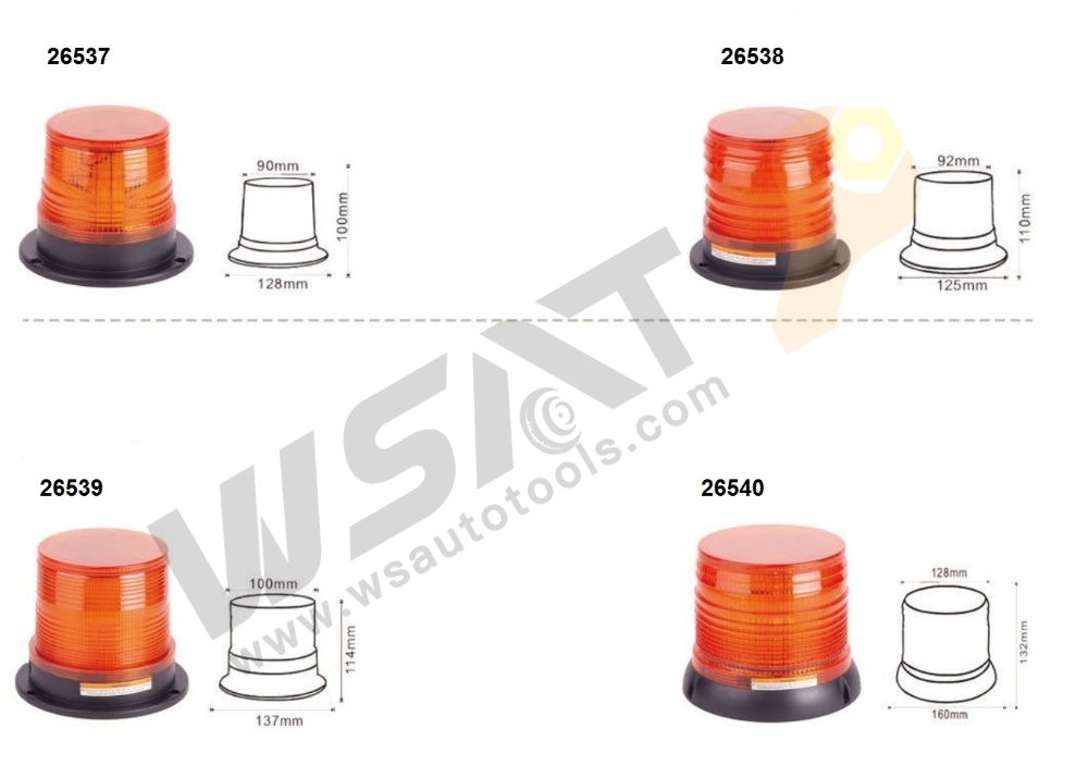 LED Solar Beacon Warning Lights