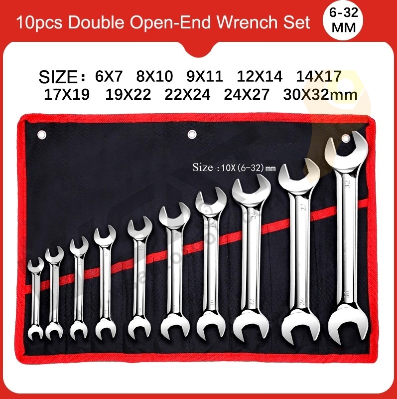 Double Open-End Wrench Set