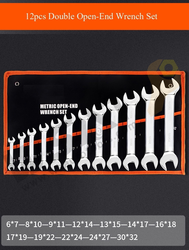 Double Open-End Wrench Set
