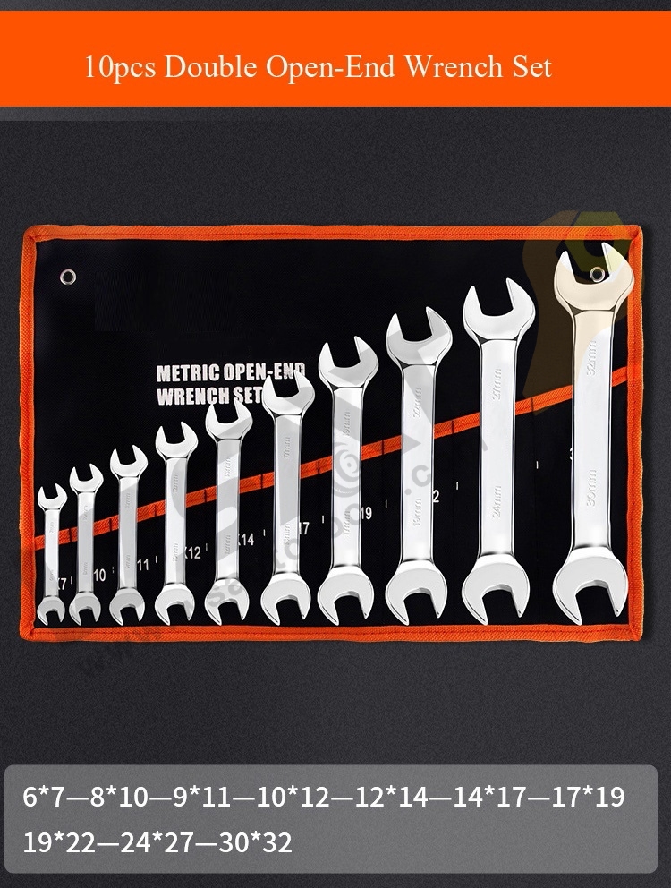 Double Open-End Wrench Set