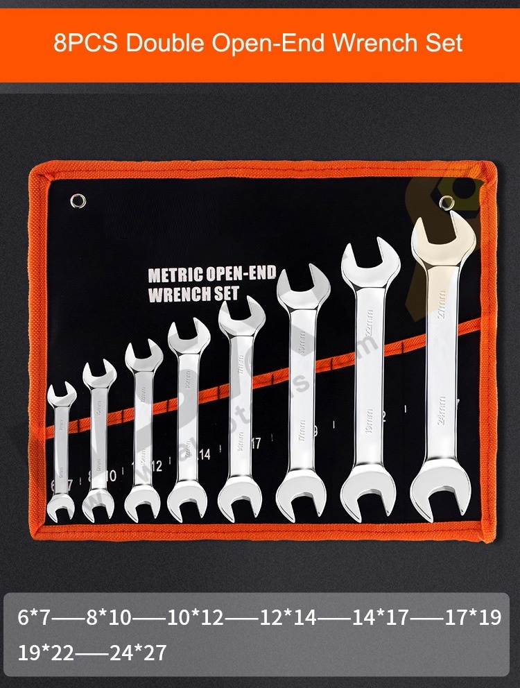 Double Open-End Wrench Set