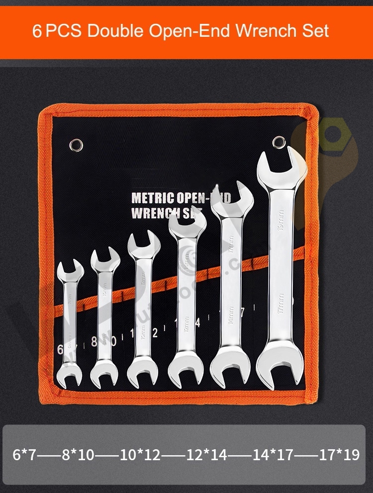 Double Open-End Wrench Set