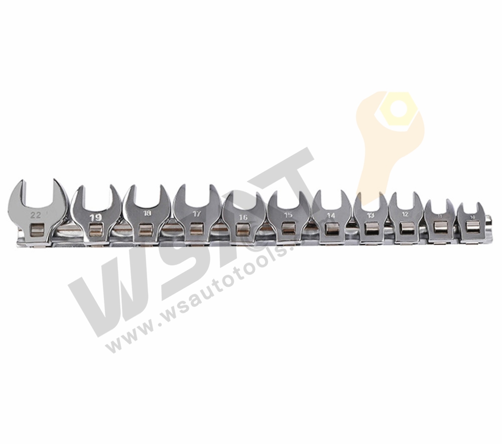 3/8" Dr. Crows Foot Wrench Set-Open End