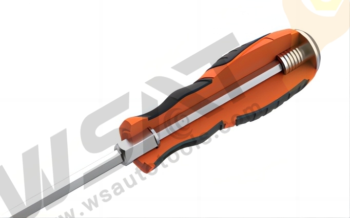 Go-Through Screwdriver(With Hex Bolster)