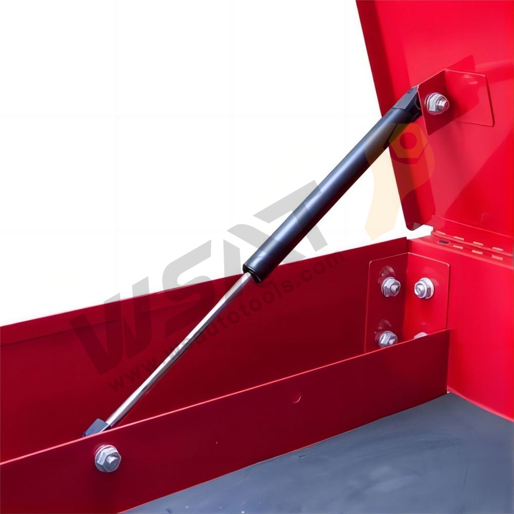 Heavy Duty Steel Rolling Tool Storage Cart with Top Cabinet and 5 Drawers