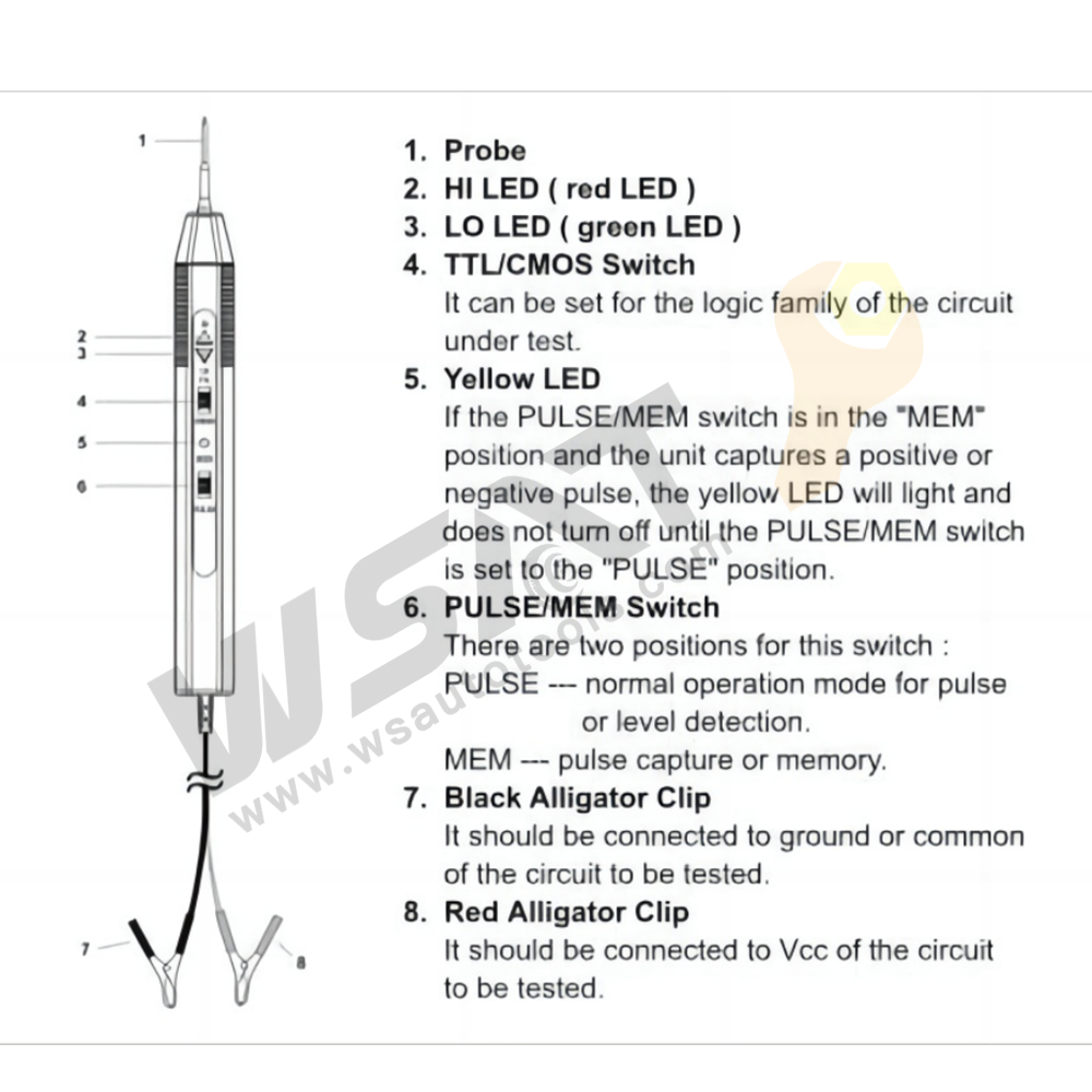 Power Probe Automotive Electrical‌ Circuit Tester 5-15V