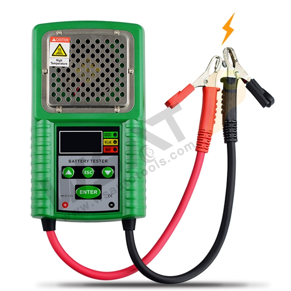 6V/12V Automotive Battery Tester for Lead Acid and Li-ion Battery