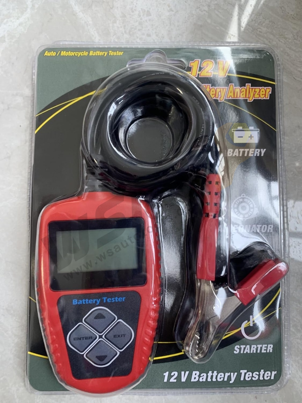 12V Automotive Battery Tester for Lead Acid Battery