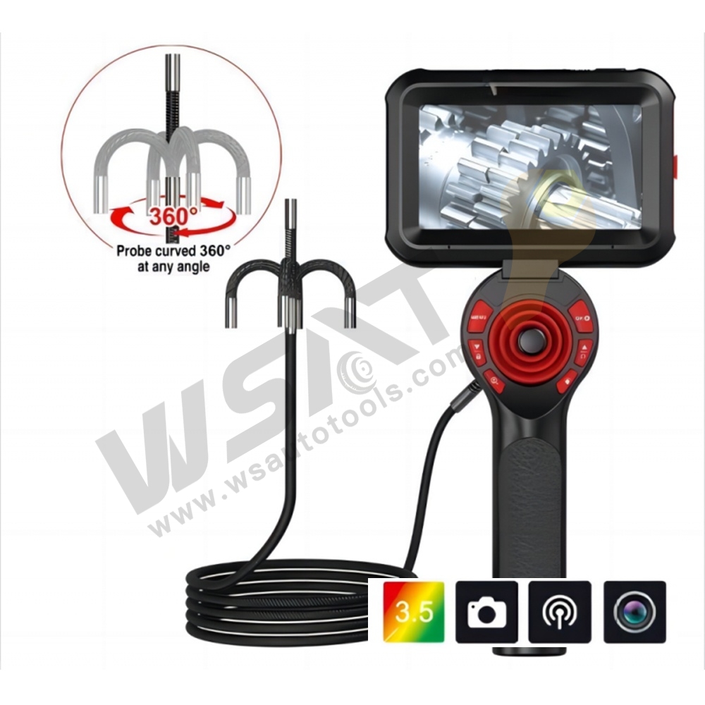 Four-Way 360° Articulating Inspection Borescope
