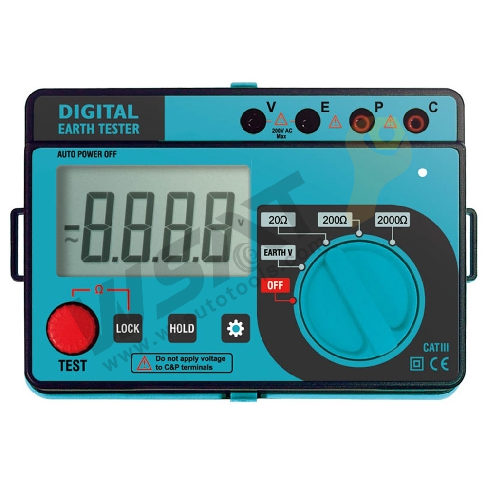 Digital Earth Resistance Tester