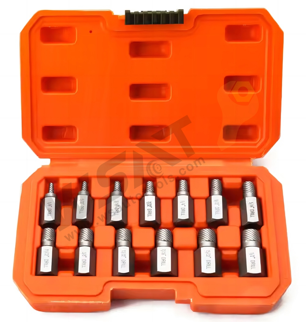 Hex-head Multispline Screw Extractor Kit--10PC/13PC/25PC