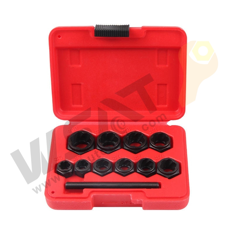 Damaged Bolt & Nut Extractor Set--6PC/9PC/11PC