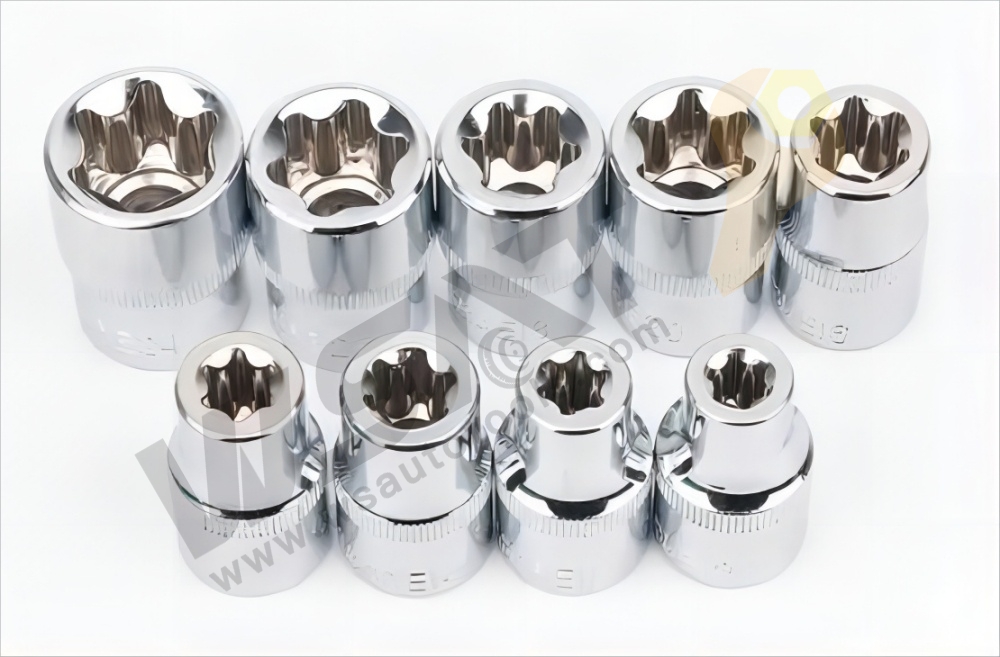 14PCS Torx Star Female Bit Socket wrench Set