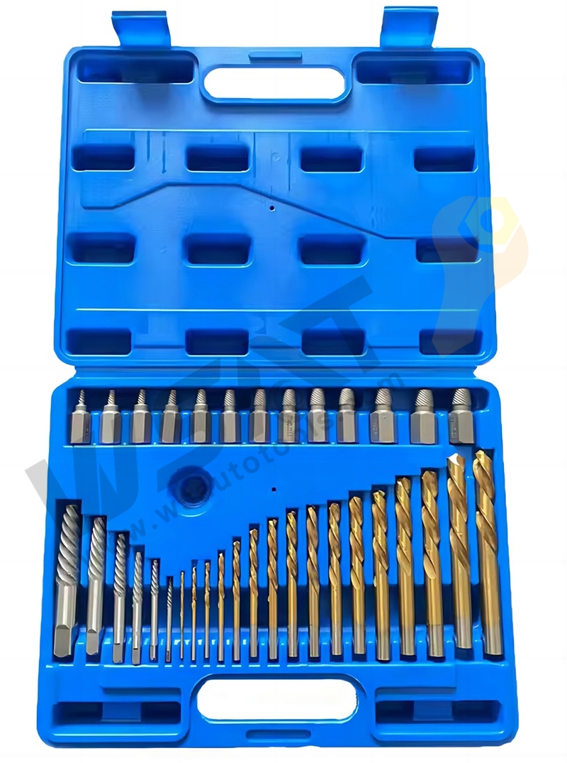 Damaged Bolt Nut Screw Remover Extractor Removal Set--26PC/35PC/49PC