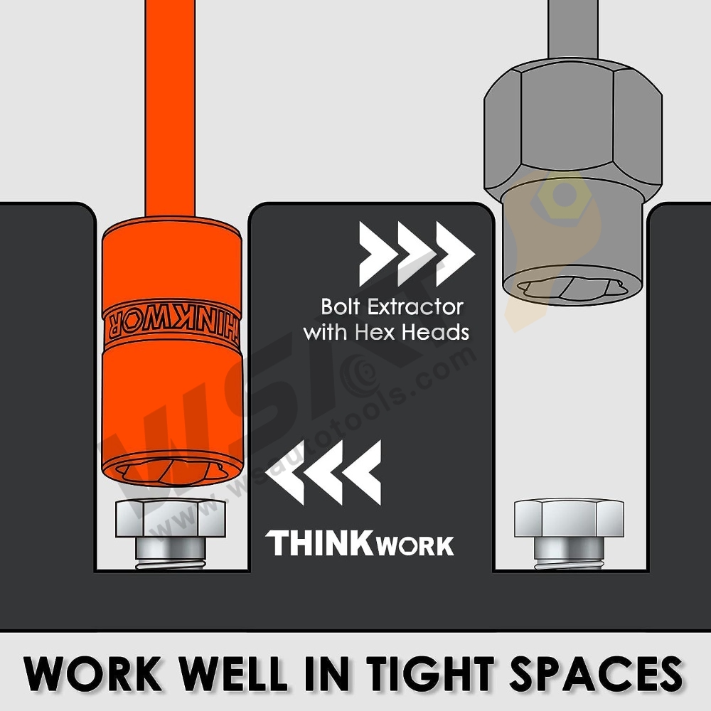 32PCS Impact Grade Extraction Socket Set