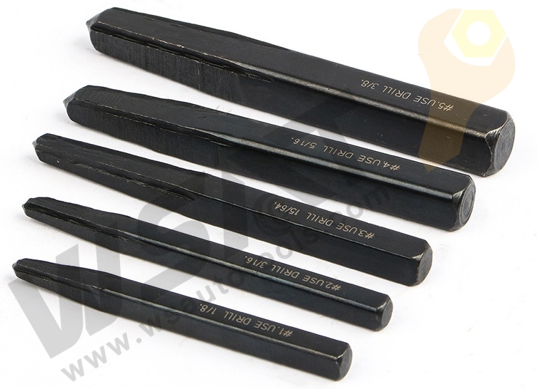 5pc Square Type Screw Extractor Set