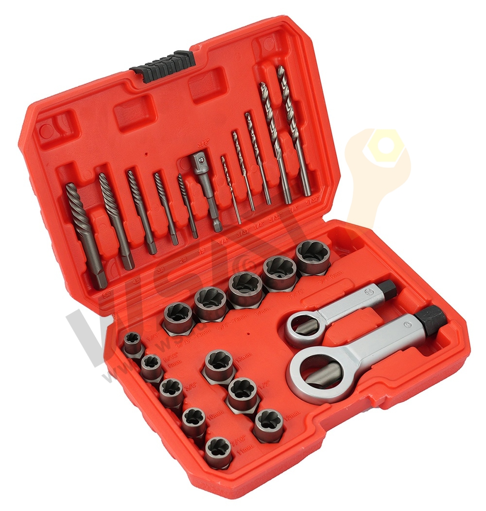 26PC Screw&Bolt Extractor Set