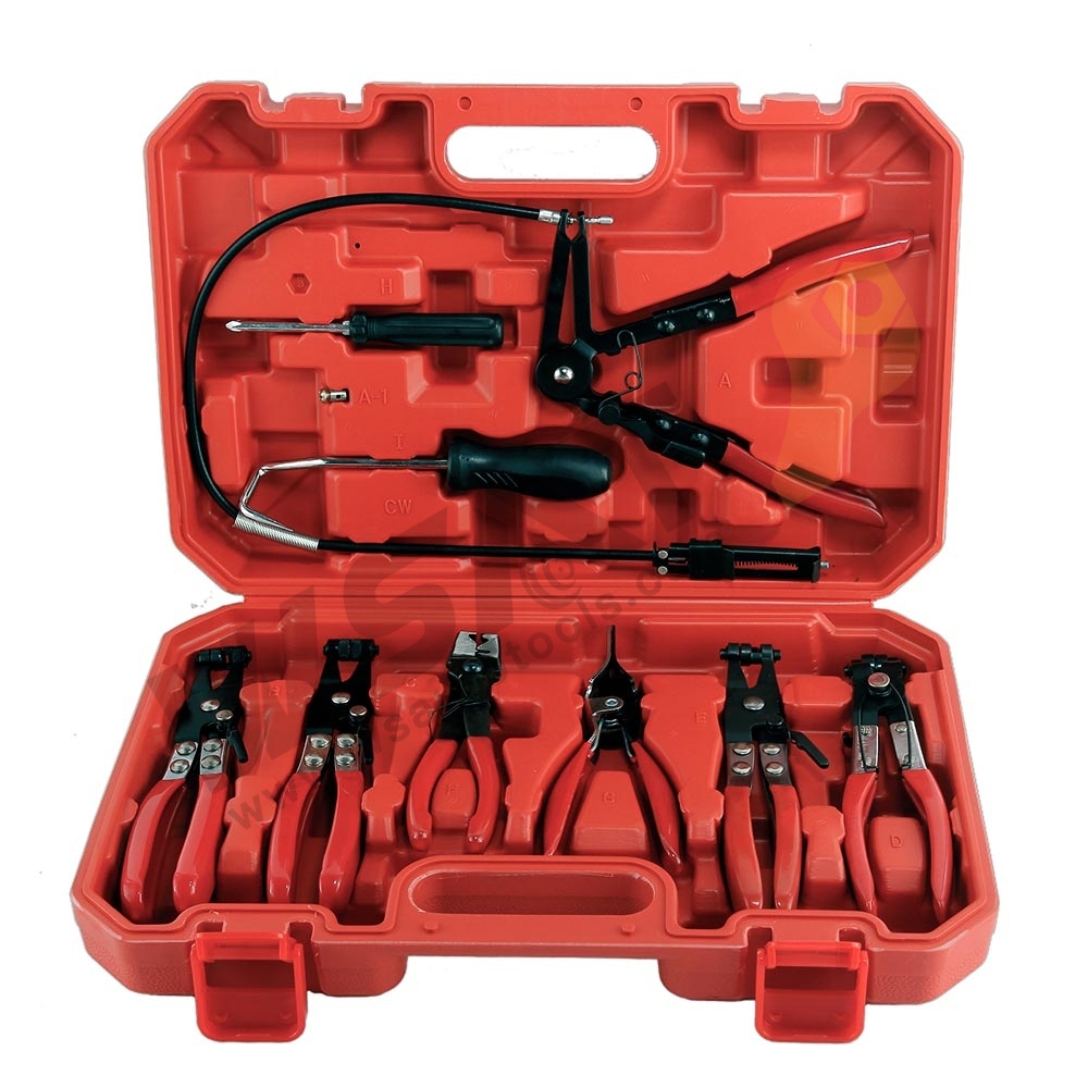 9PC Auto Hose Clamp Ring Plier Set