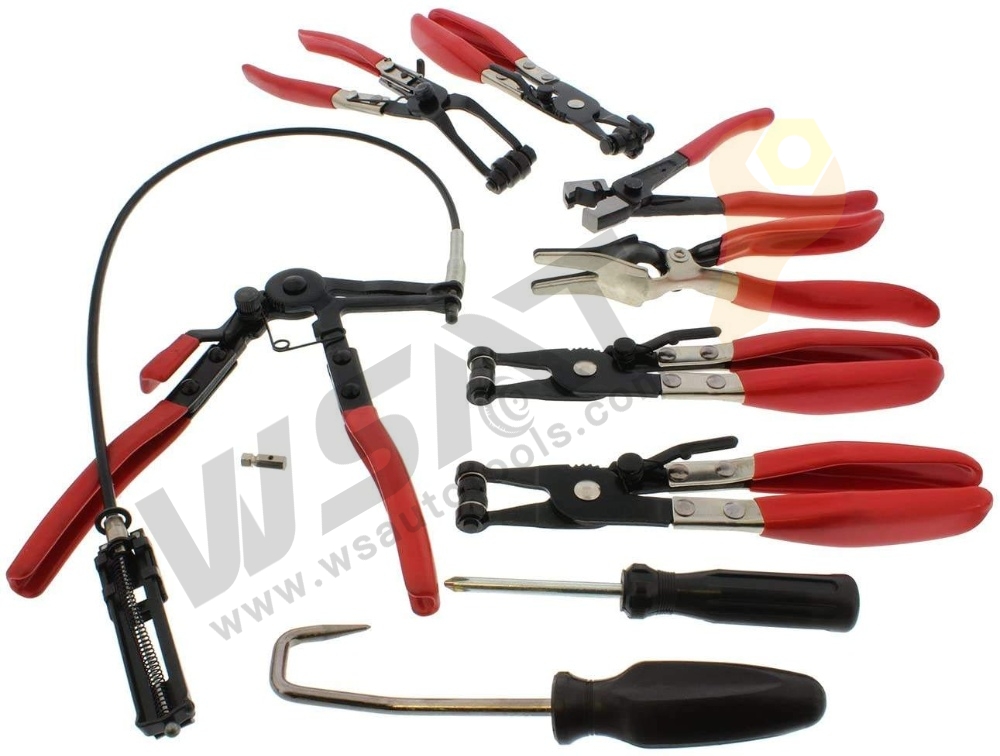 9PC Auto Hose Clamp Ring Plier Set
