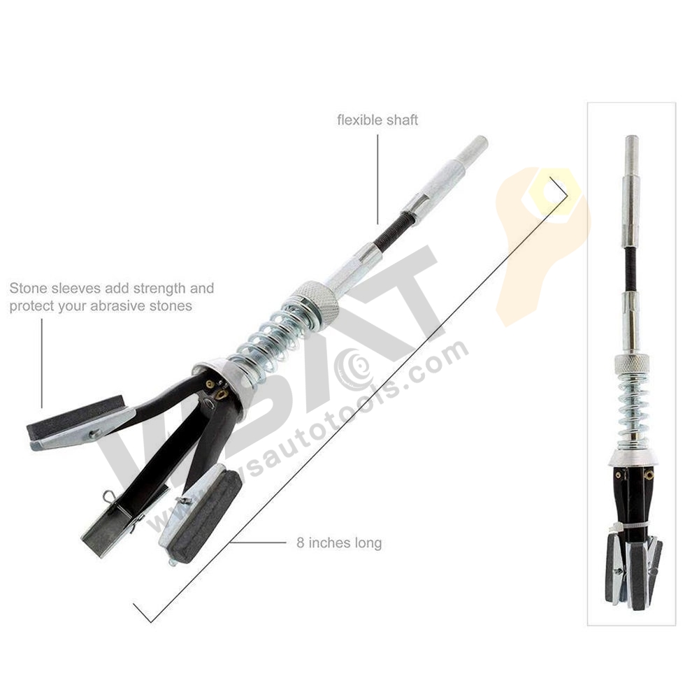 3 Jaws Brake Cylinder Hone (1-1/8"/2"/ 3" and 4")