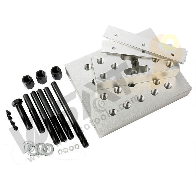 Universal Drill Press Support Block Plate Tool Set Kit