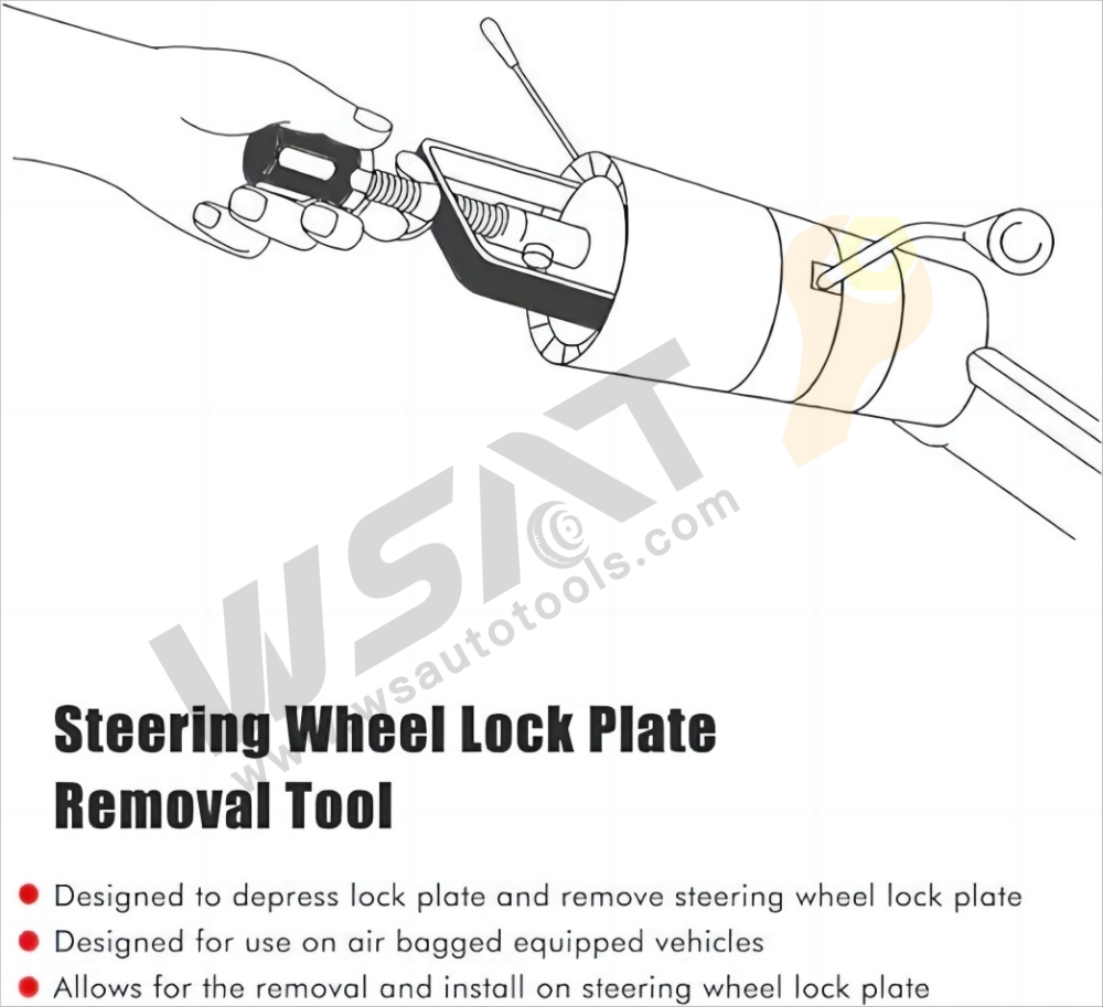 Steering Wheel Lock Plate Puller