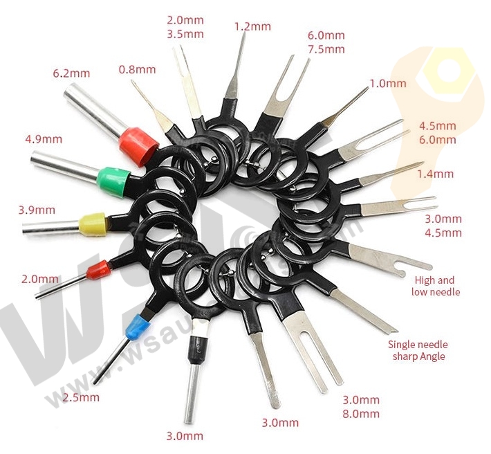 18PC Auto Terminal Removal Key Tool Set