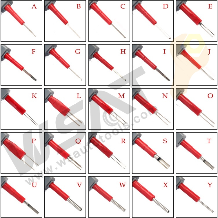 25PC Master Universal Terminal Release Tool Kit