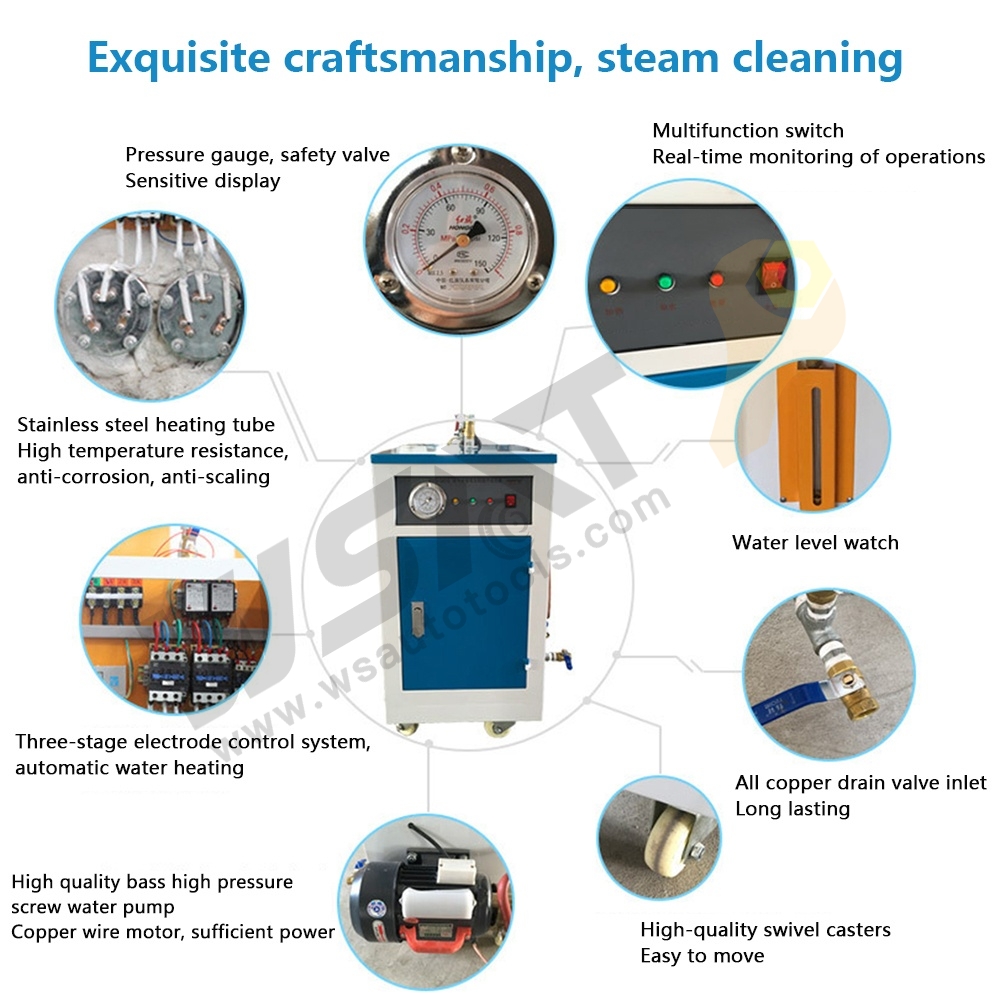 Low Energy Consumption 12KW Fully Automatic Electric Heated Steam Generator