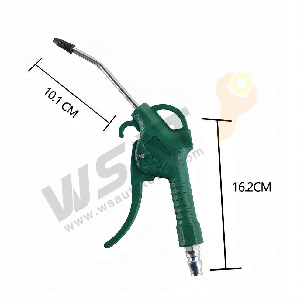 Plastic Air Duster Blow Gun with 100mm or 280mm Fixed Nozzle,Air Compressor Accessories Dust Cleaning Tool