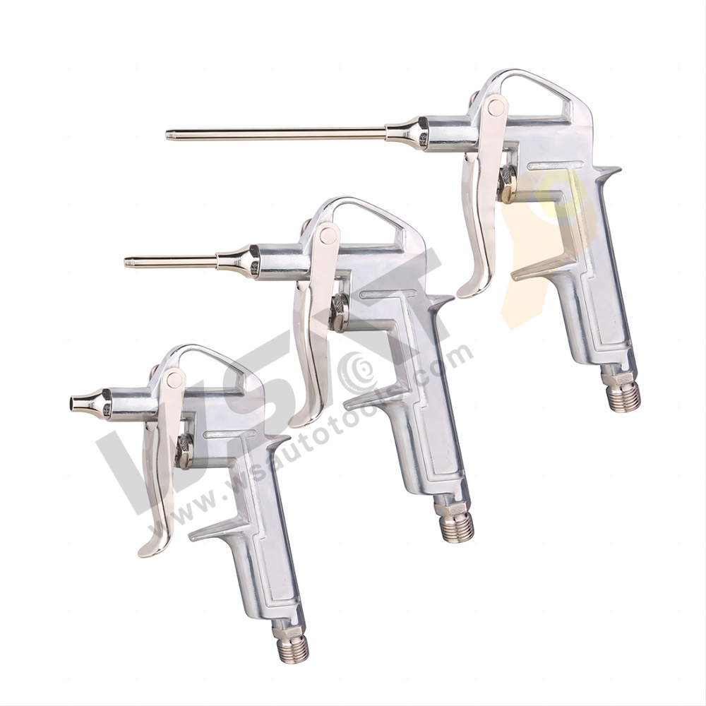 Pneumatic Air Dust Blow Gun with 28/ 50.5/ 94mm Length 2.0/3.4mm Dia. Nozzle