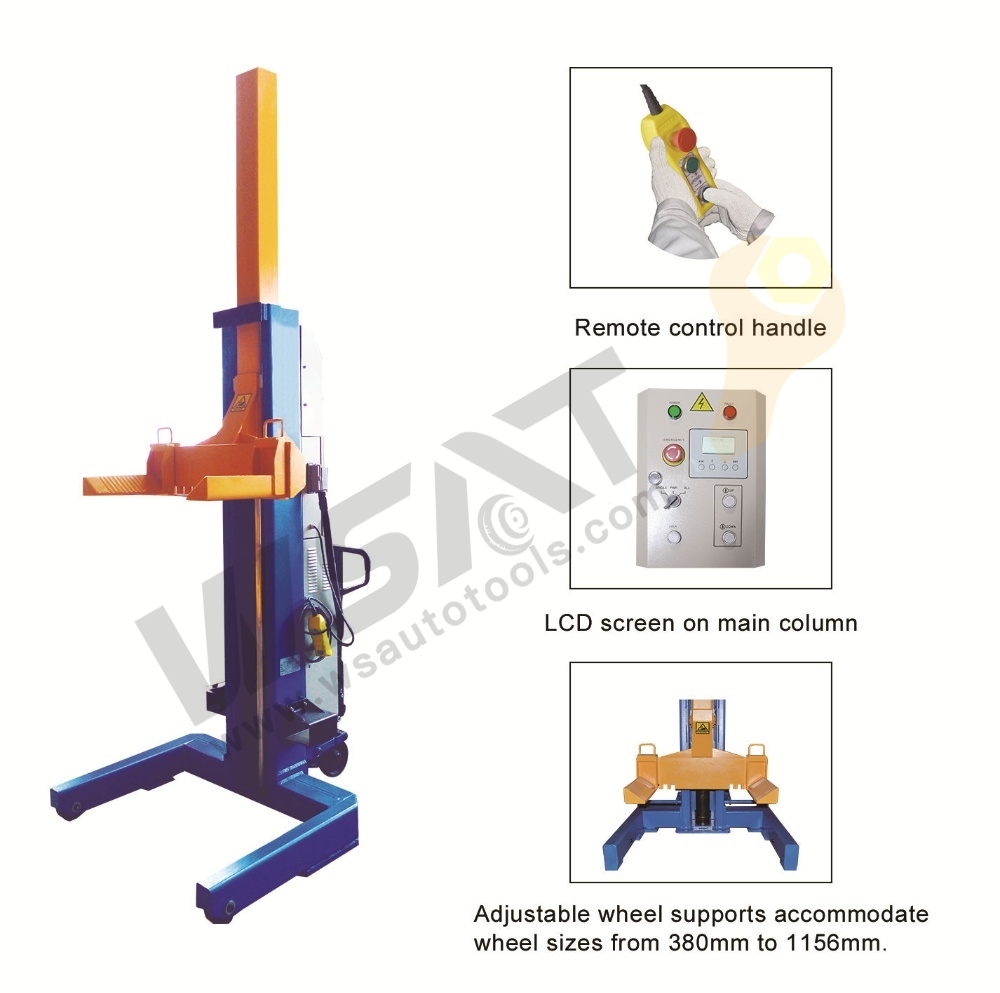 5.5Ton/7.5Ton Cabled Heavy Duty Column Lift