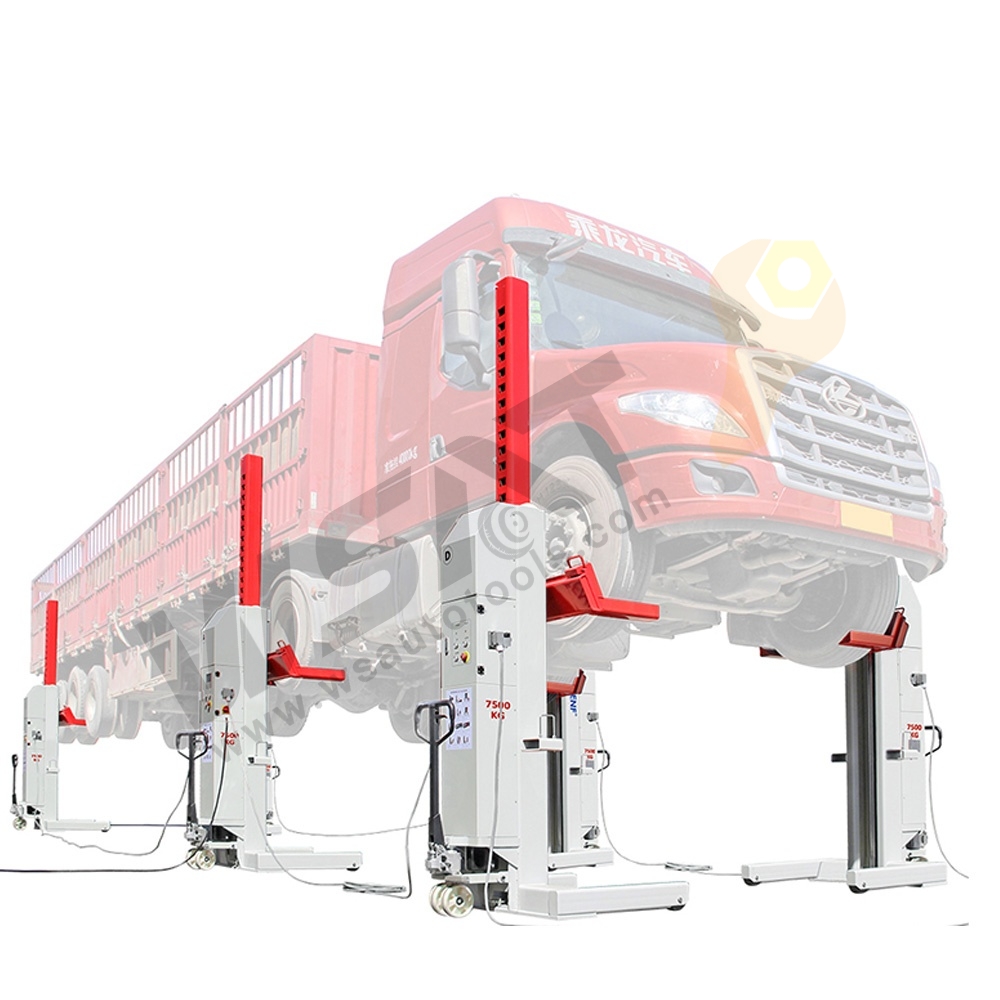 5.5Ton/7.5Ton Cabled Heavy Duty Column Lift