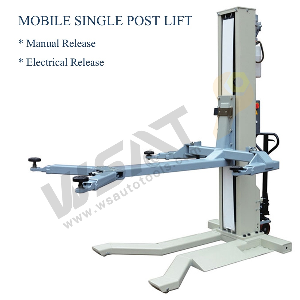 2.5 Ton Mobile/Fixed Single Post Lift