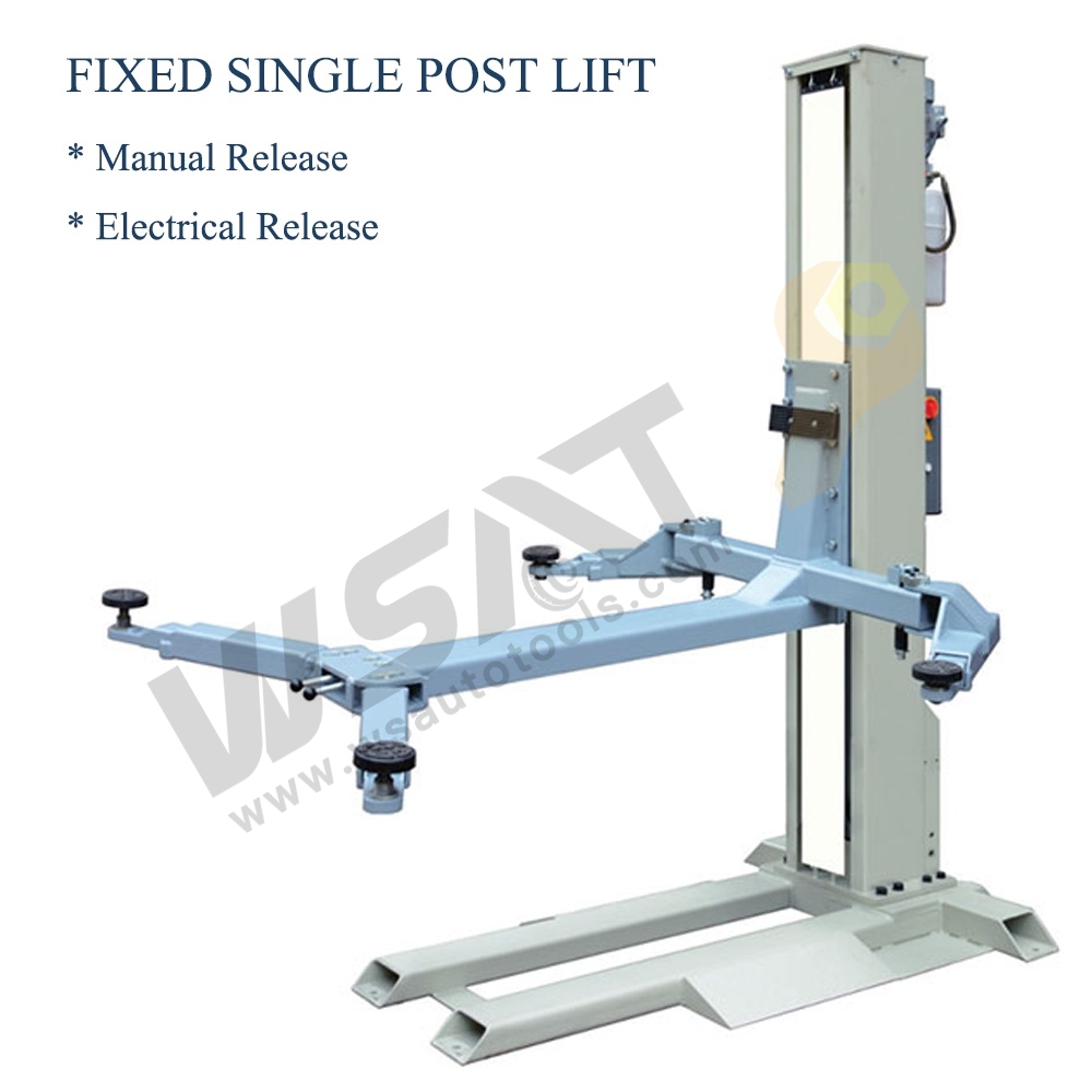 2.5 Ton Mobile/Fixed Single Post Lift